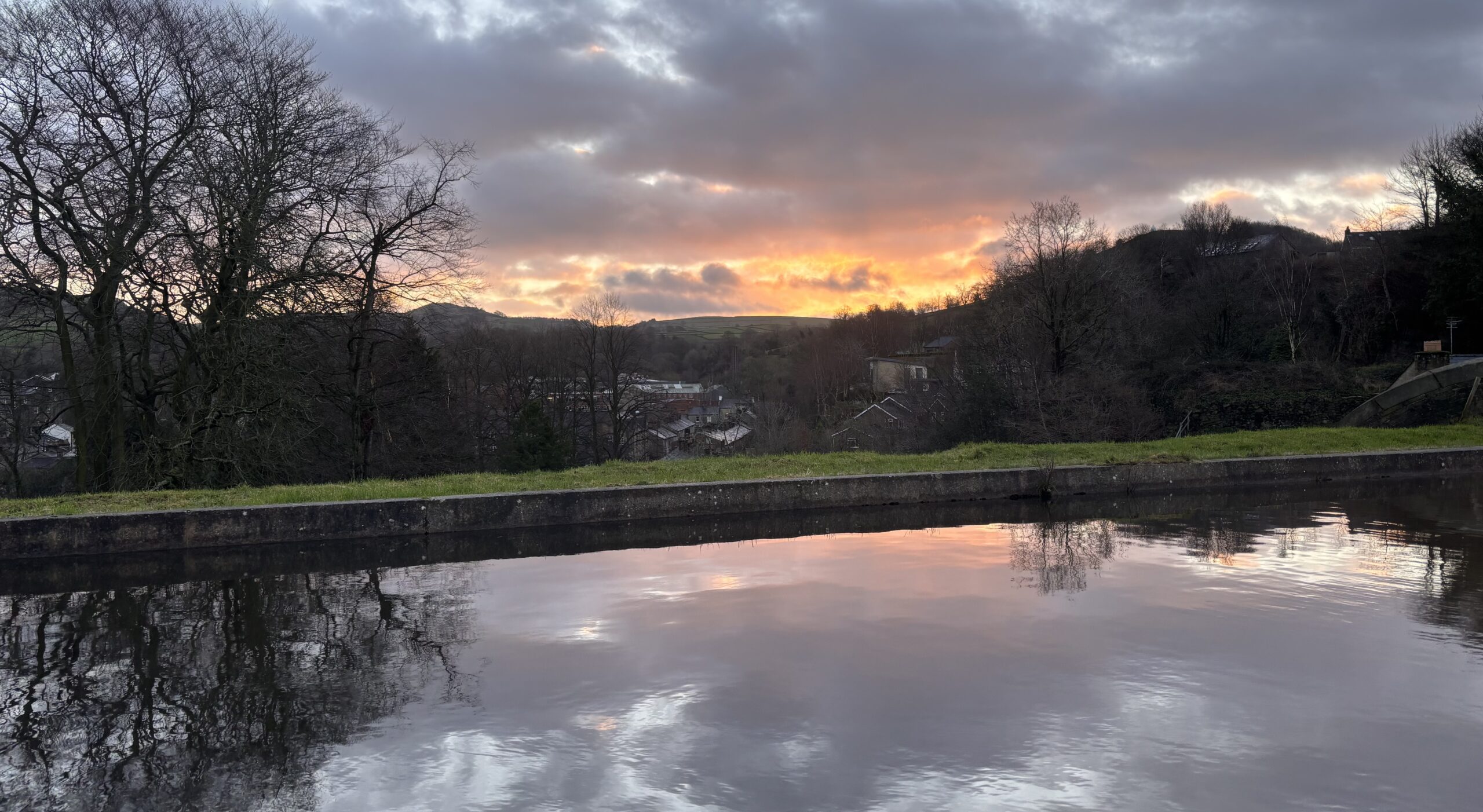 Into the marina again